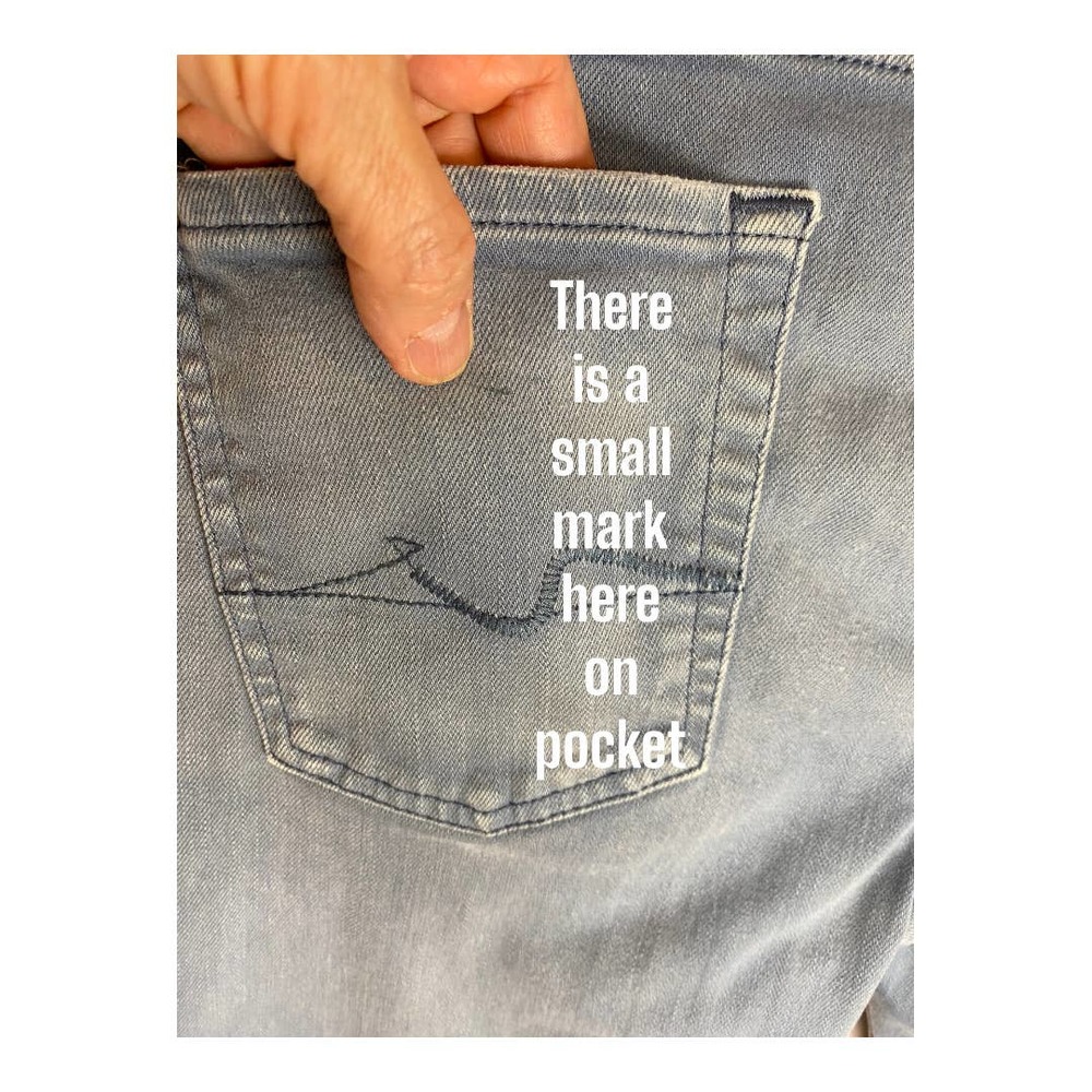 7 For All Mankind Luxe performance Slimmy jeans in French Blue Size Mens 30x32 - Picture 8 of 9